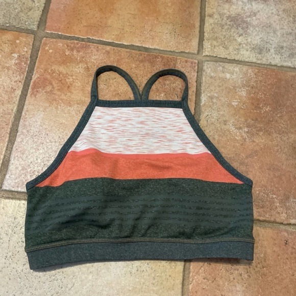 Prana Alois T-Strap Sports Bra Bralette High Neck Racerback Sz M - Picture 3 of 6